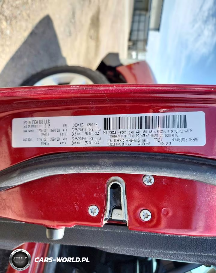 2015 Ram 1500 St VIN:1C6RR7KT7FS694915 - 12