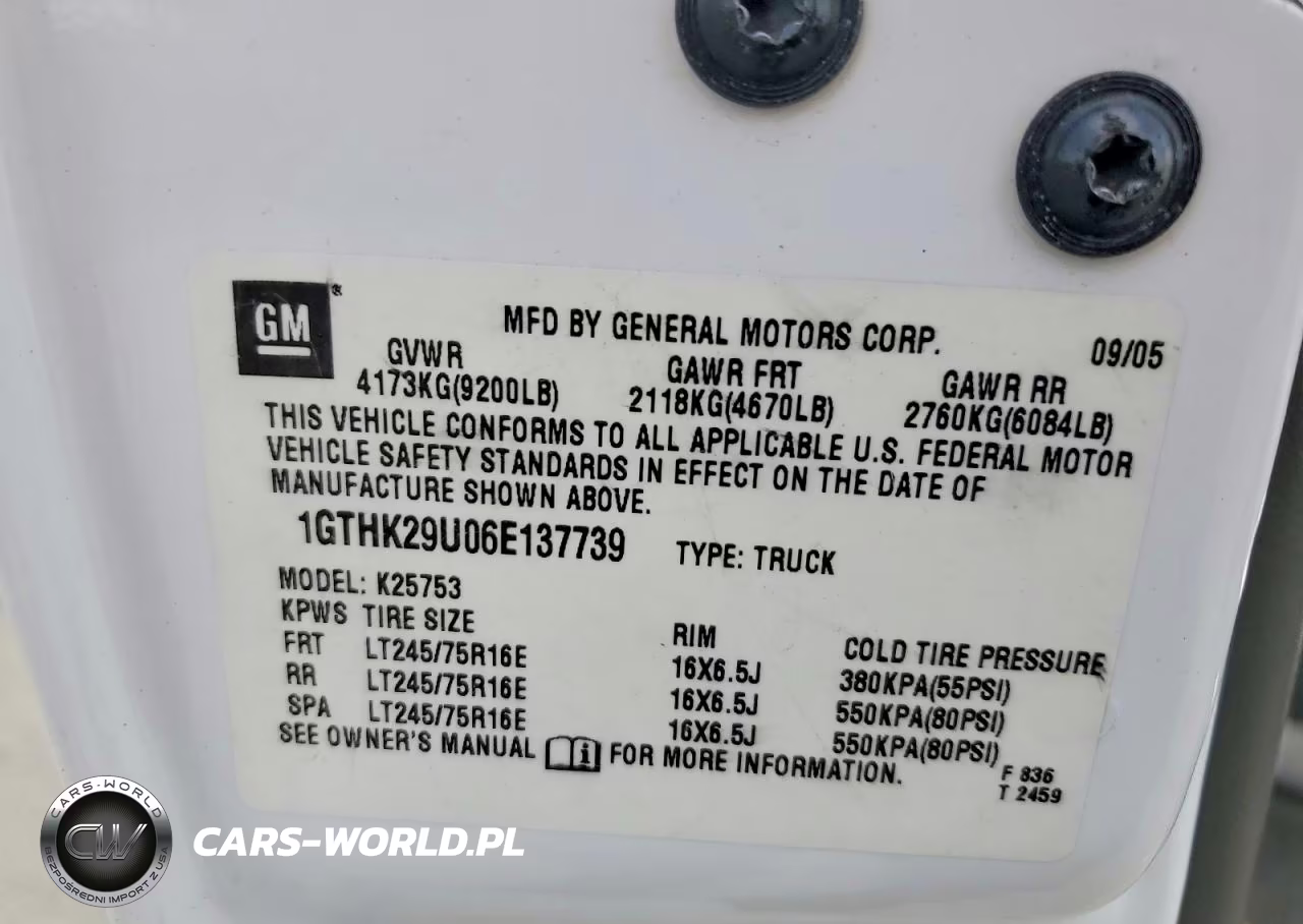 2006 GMC Sierra K2500 Heavy Duty VIN:1GTHK29U06E137739 - 12
