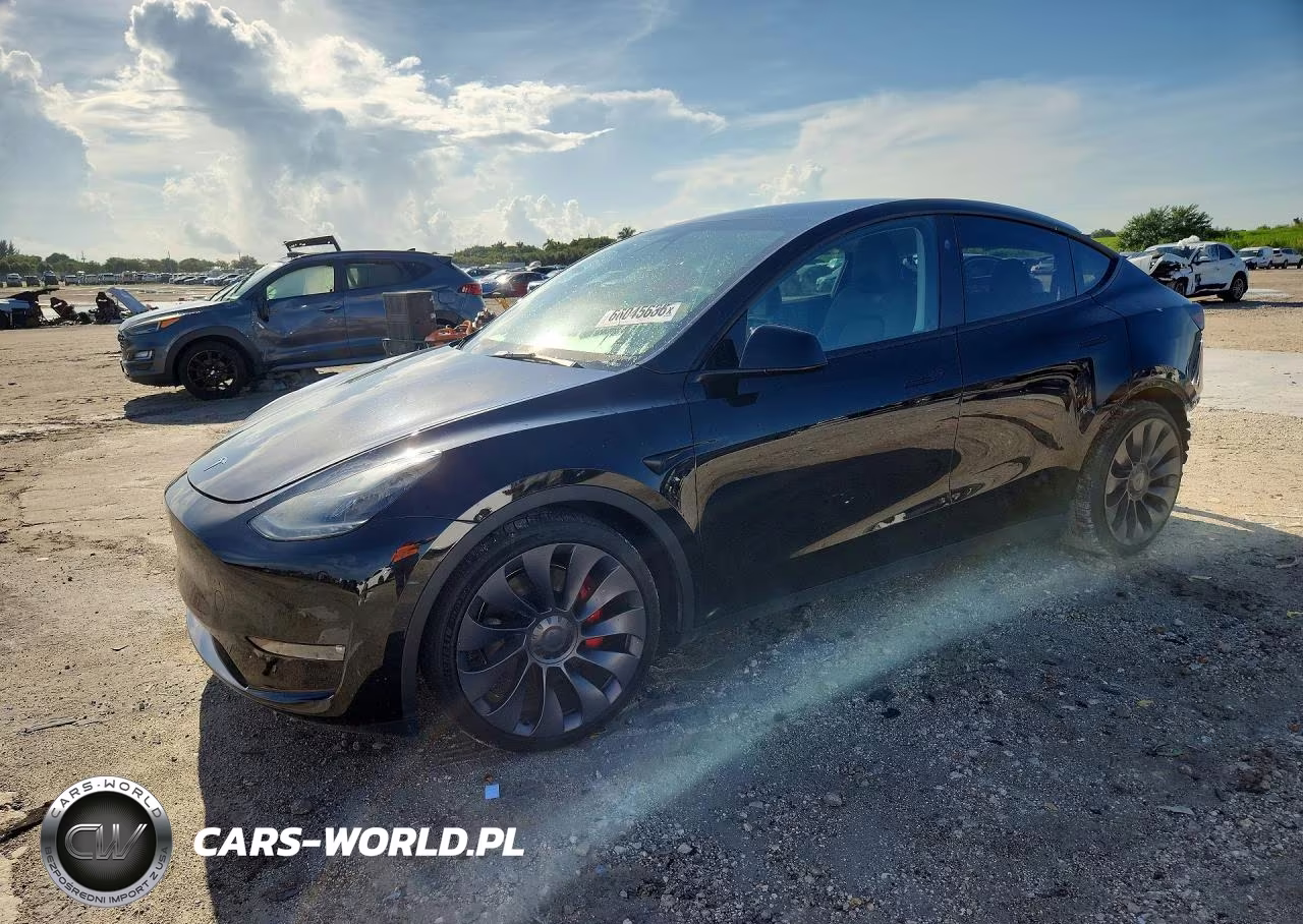 2024 Tesla Model Y VIN:7SAYGDEF1RF057425 - 1