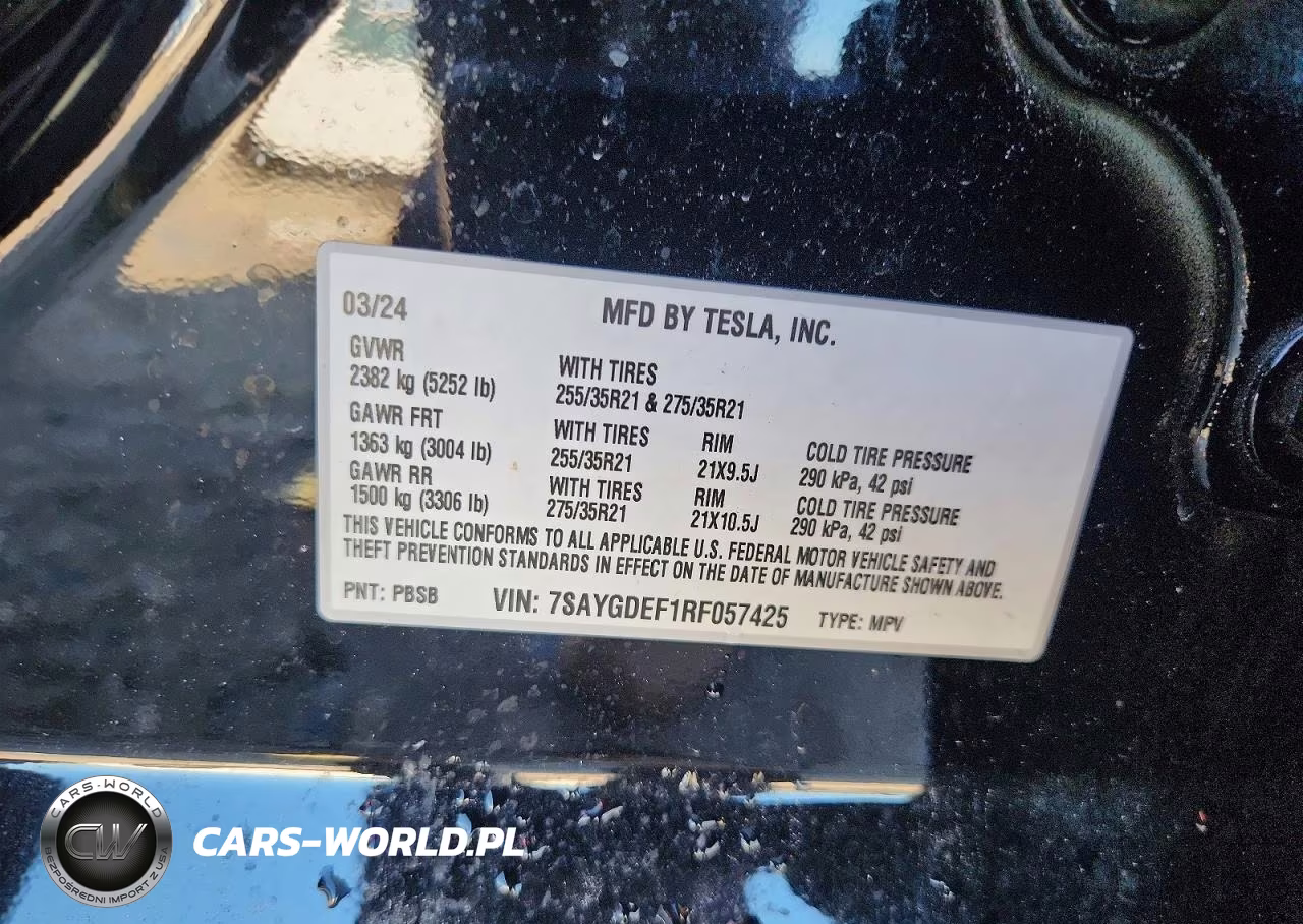 2024 Tesla Model Y VIN:7SAYGDEF1RF057425 - 13