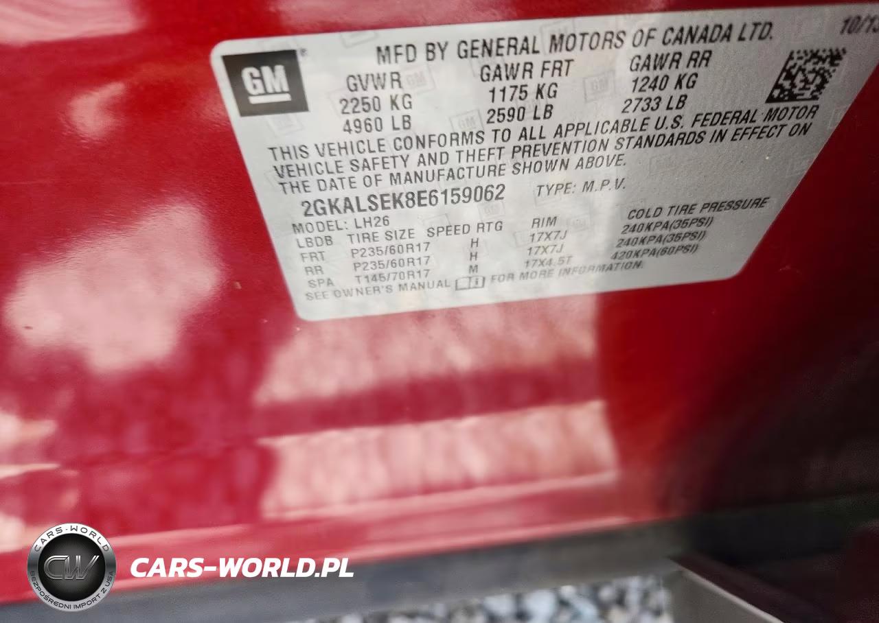 2014 GMC Terrain Slt VIN:2GKALSEK8E6159062 - 13