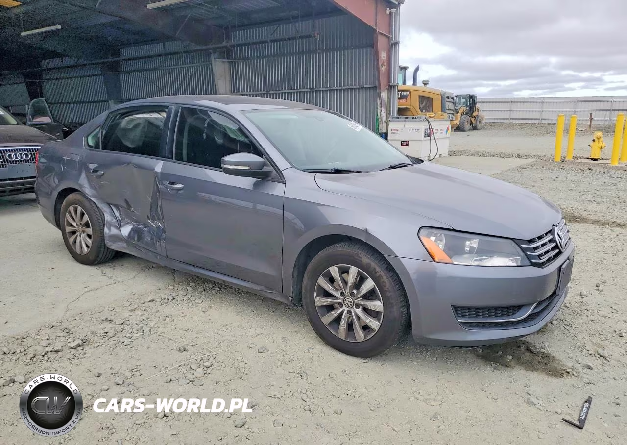 2013 Volkswagen Passat S VIN:1VWAP7A34DC102923 - 4