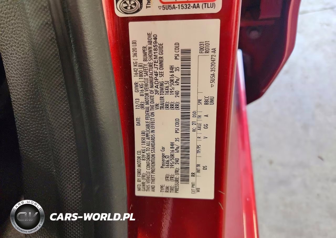 2014 Ford Fiesta Titanium VIN:3FADP4FJ7EM185940 - 14