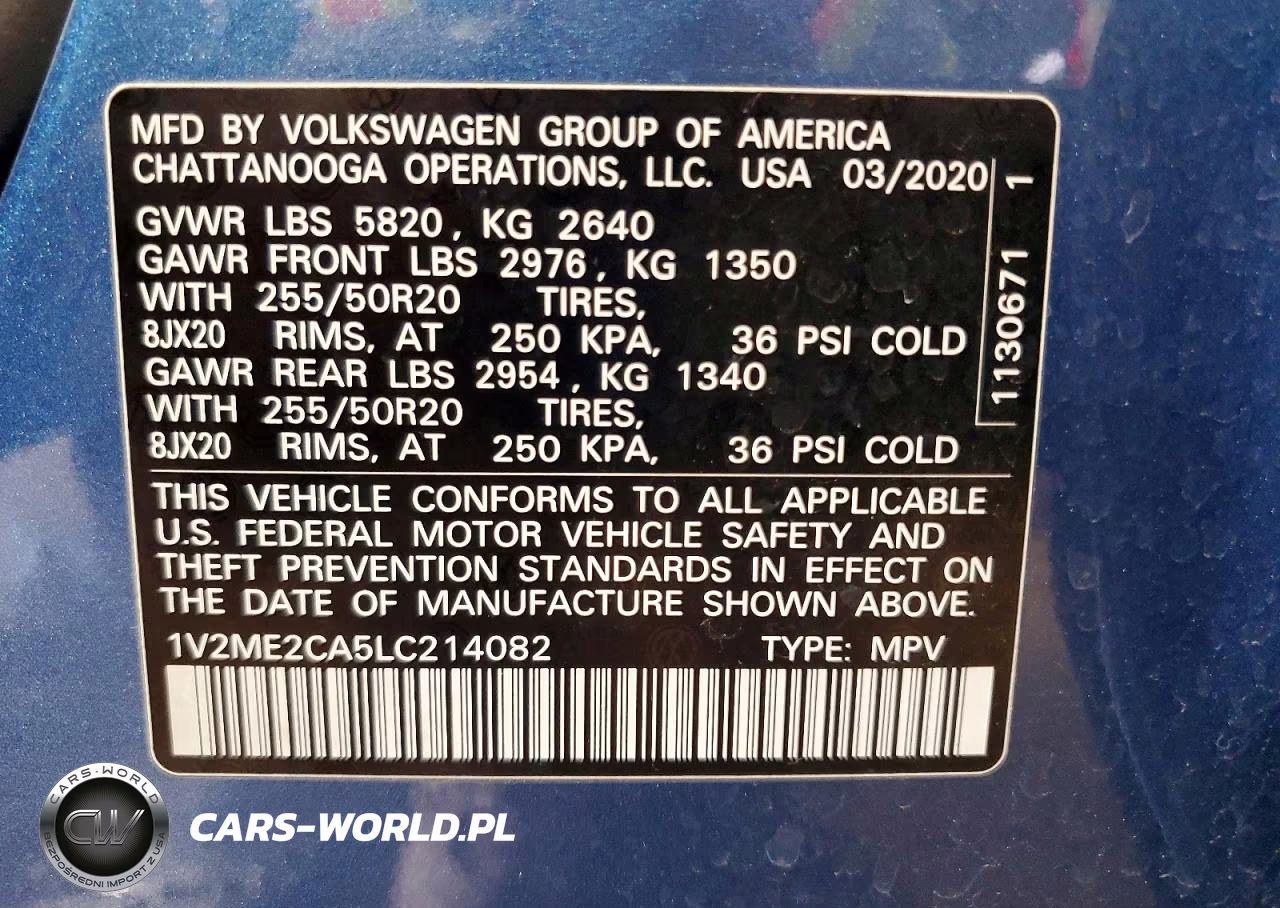 2020 Volkswagen Atlas Cross Sport Sel VIN:1V2ME2CA5LC214082 - 14
