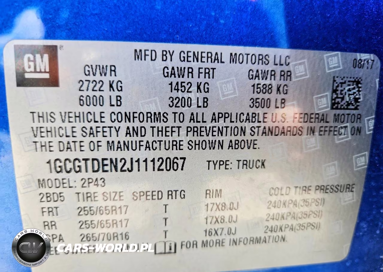 2018 Chevrolet Colorado Z71 VIN:1GCGTDEN2J1112067 - 12