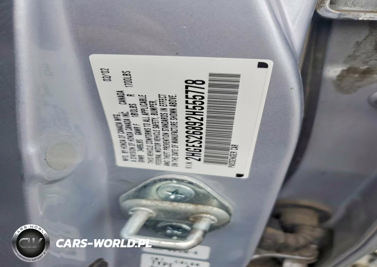 2002 Honda Civic Ex VIN:2HGES26892H555778 - 12