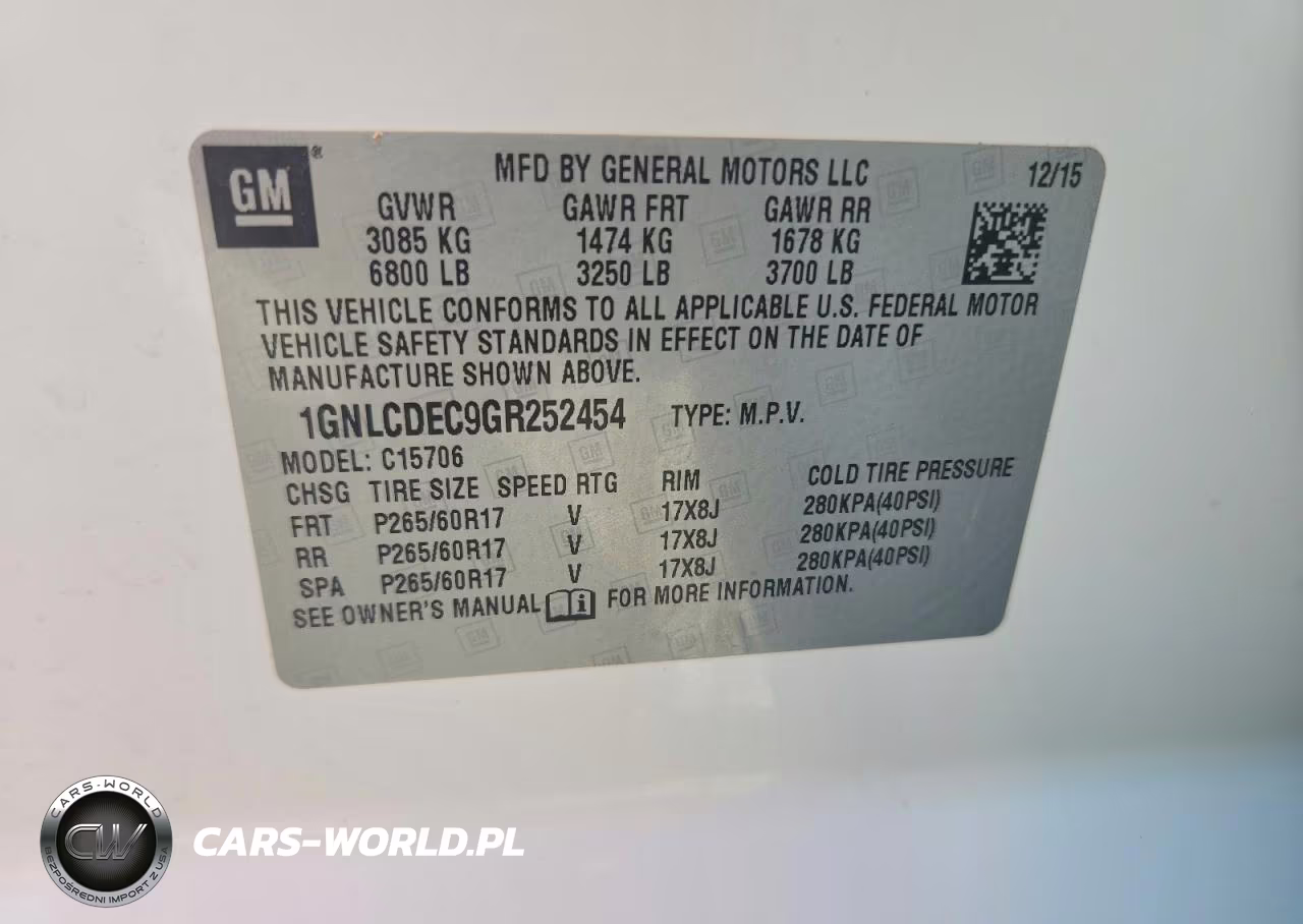 2016 Chevrolet Tahoe Police VIN:1GNLCDEC9GR252454 - 13