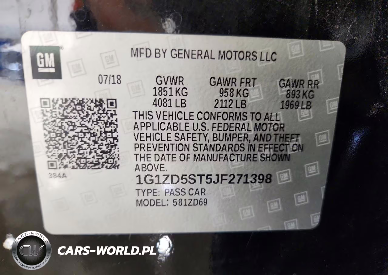 2018 Chevrolet Malibu Lt VIN:1G1ZD5ST5JF271398 - 13