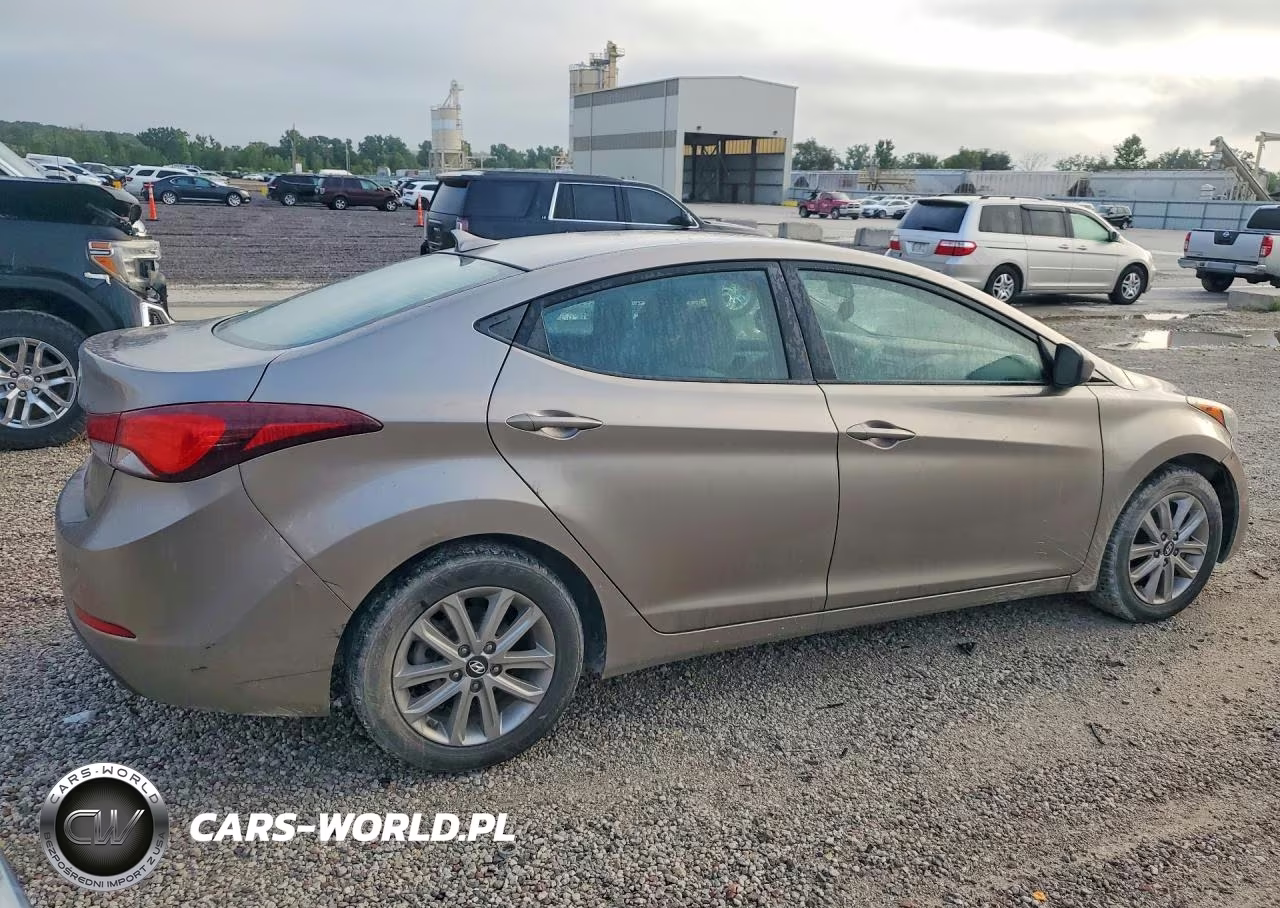 2014 Hyundai Elantra Se VIN:5NPDH4AE9EH502625 - 3
