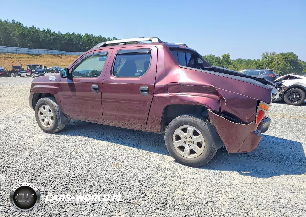 2007 Honda Ridgeline Rt VIN:2HJYK16217H515750 - 2