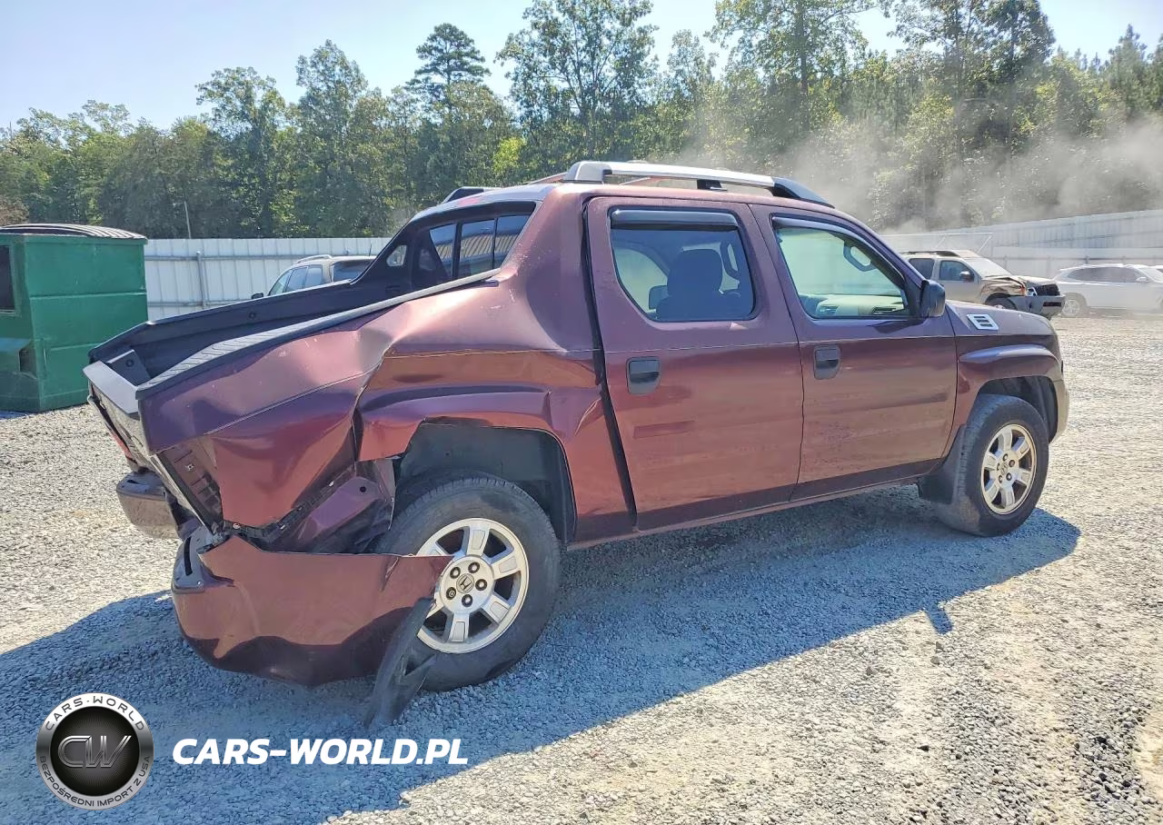 2007 Honda Ridgeline Rt VIN:2HJYK16217H515750 - 3