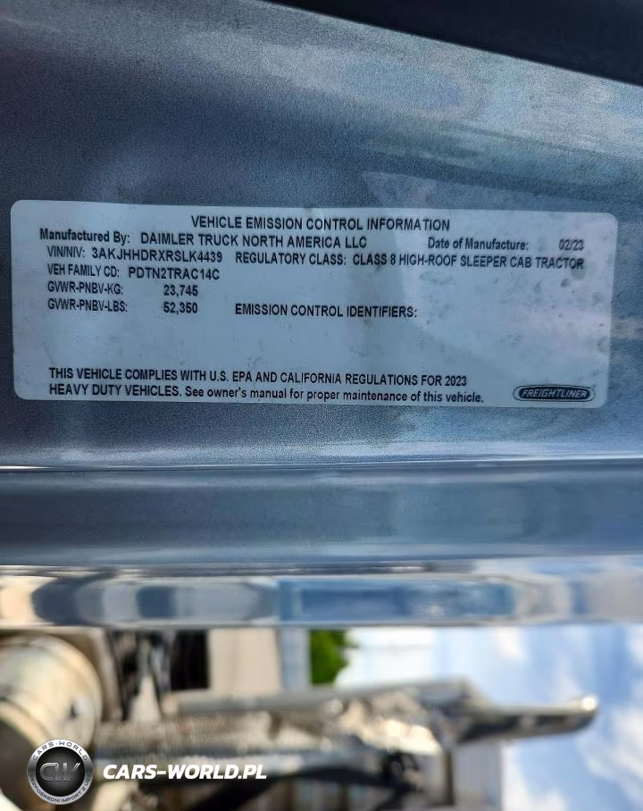 2024 Freightliner Cascadia 126 Semi Truck VIN:3AKJHHDRXRSLK4439 - 12