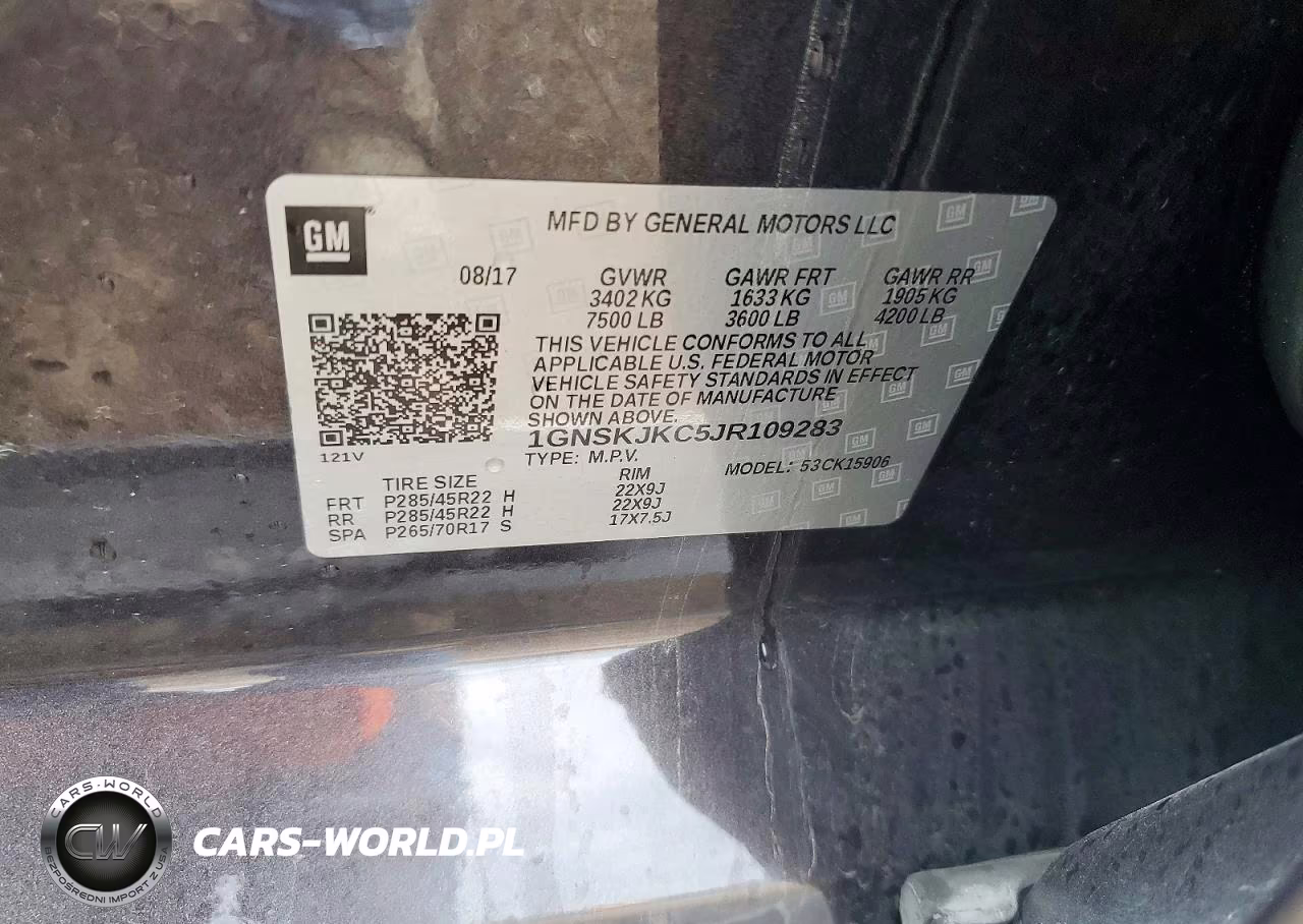 2018 Chevrolet Suburban K1500 Premier VIN:1GNSKJKC5JR109283 - 13