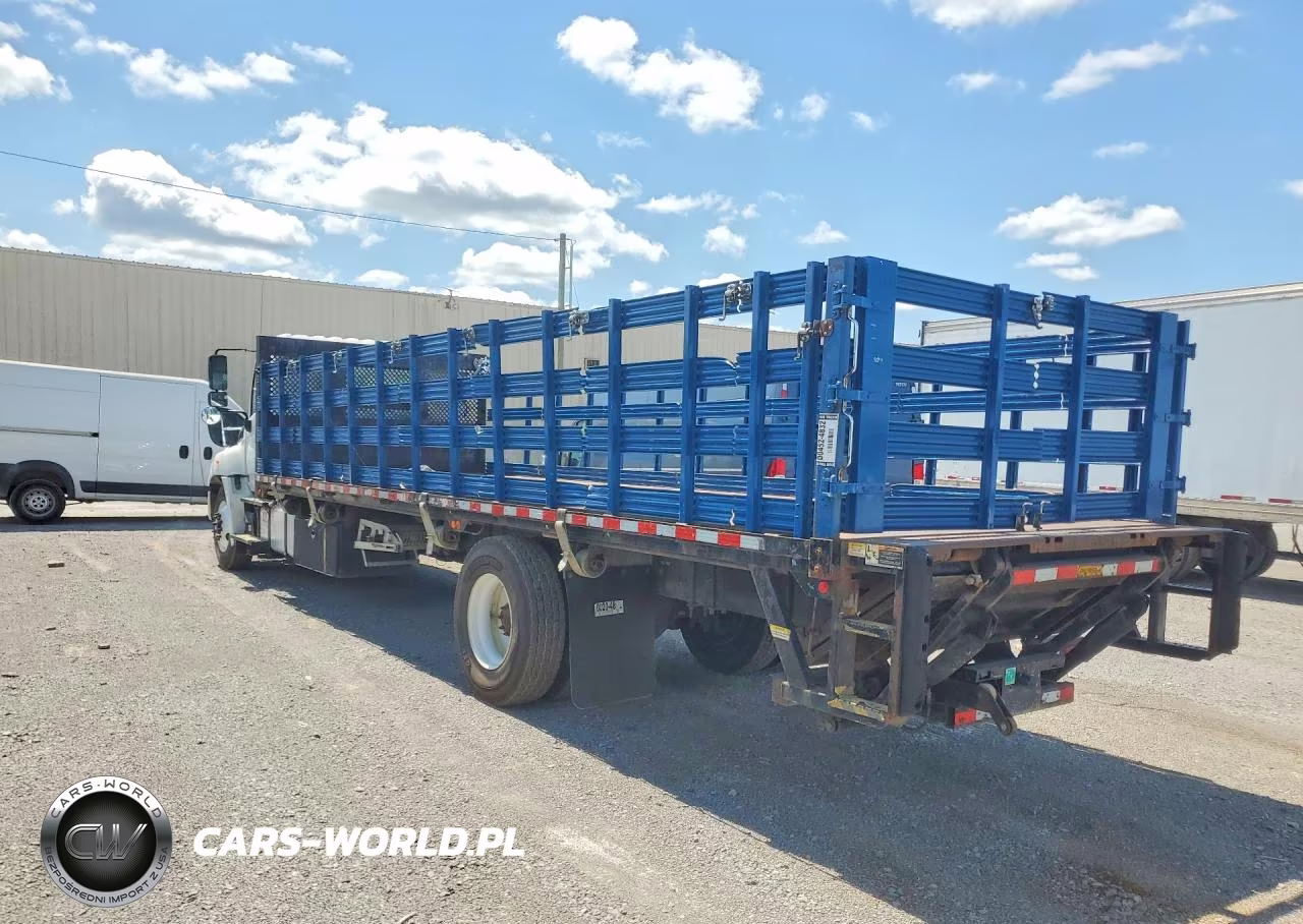 2015 Hino 338 Flatbed Truck VIN:5PVNV8JV6F4S54832 - 2
