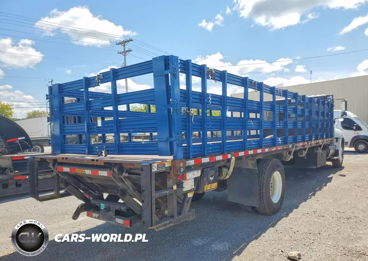 2015 Hino 338 Flatbed Truck VIN:5PVNV8JV6F4S54832 - 3