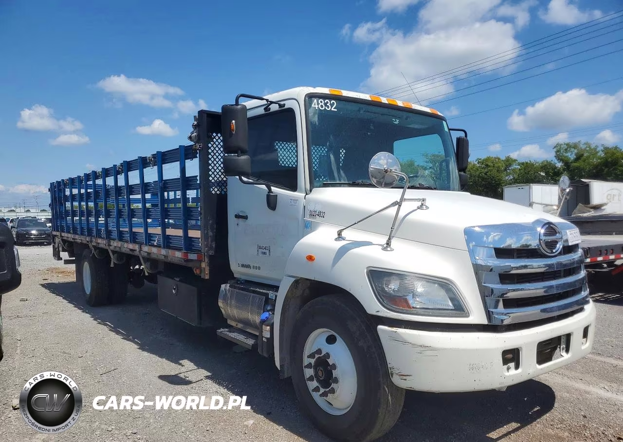 2015 Hino 338 Flatbed Truck VIN:5PVNV8JV6F4S54832 - 4