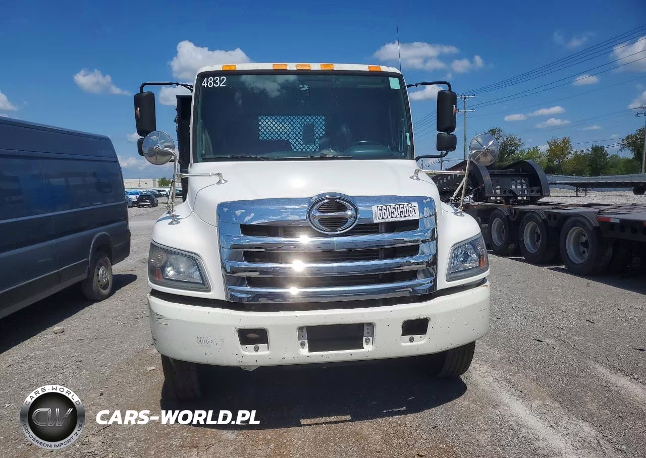 2015 Hino 338 Flatbed Truck VIN:5PVNV8JV6F4S54832 - 5