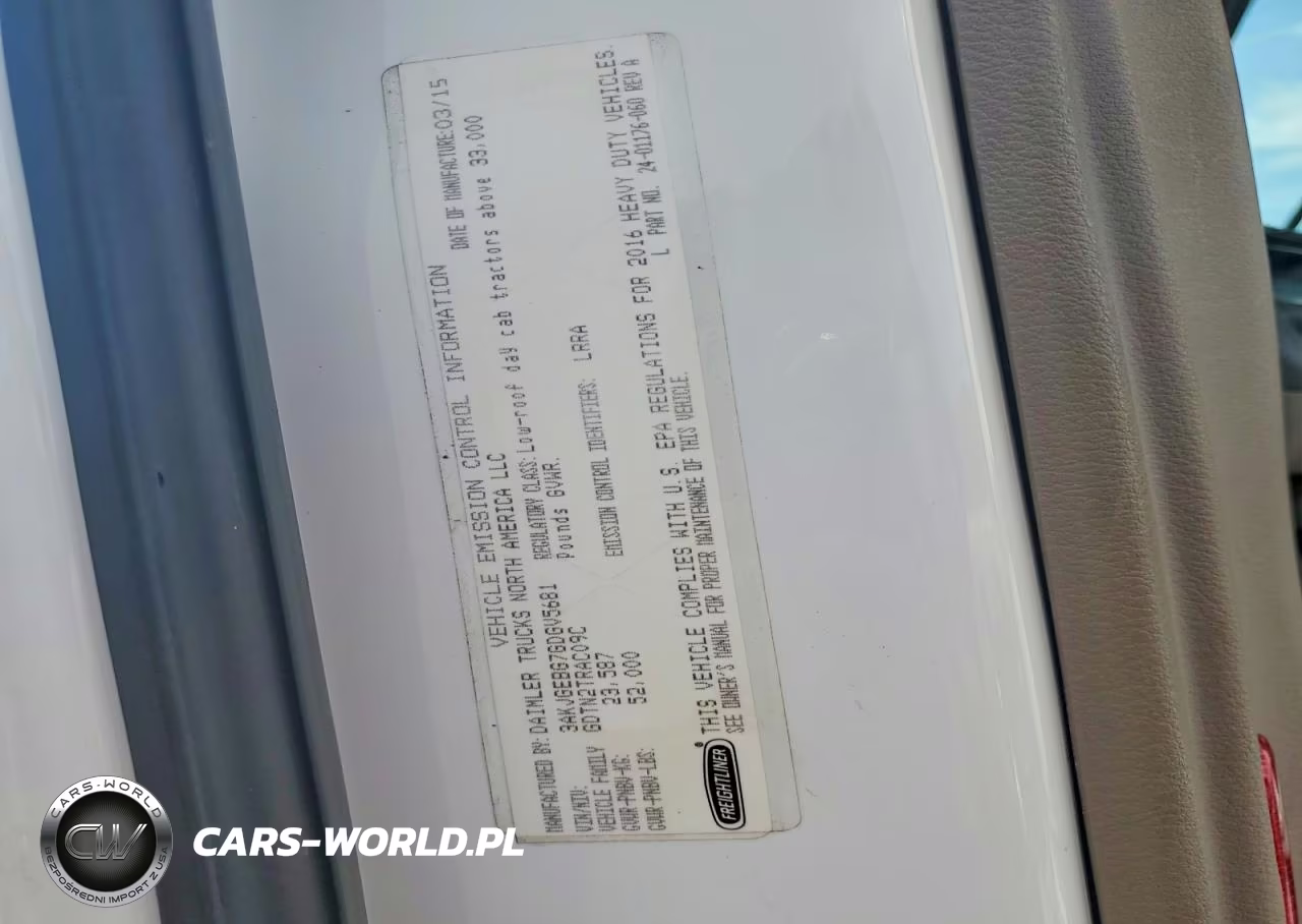 2016 Freightliner Cascadia 125 Semi Truck VIN:3AKJGEBG7GDGV5681 - 12