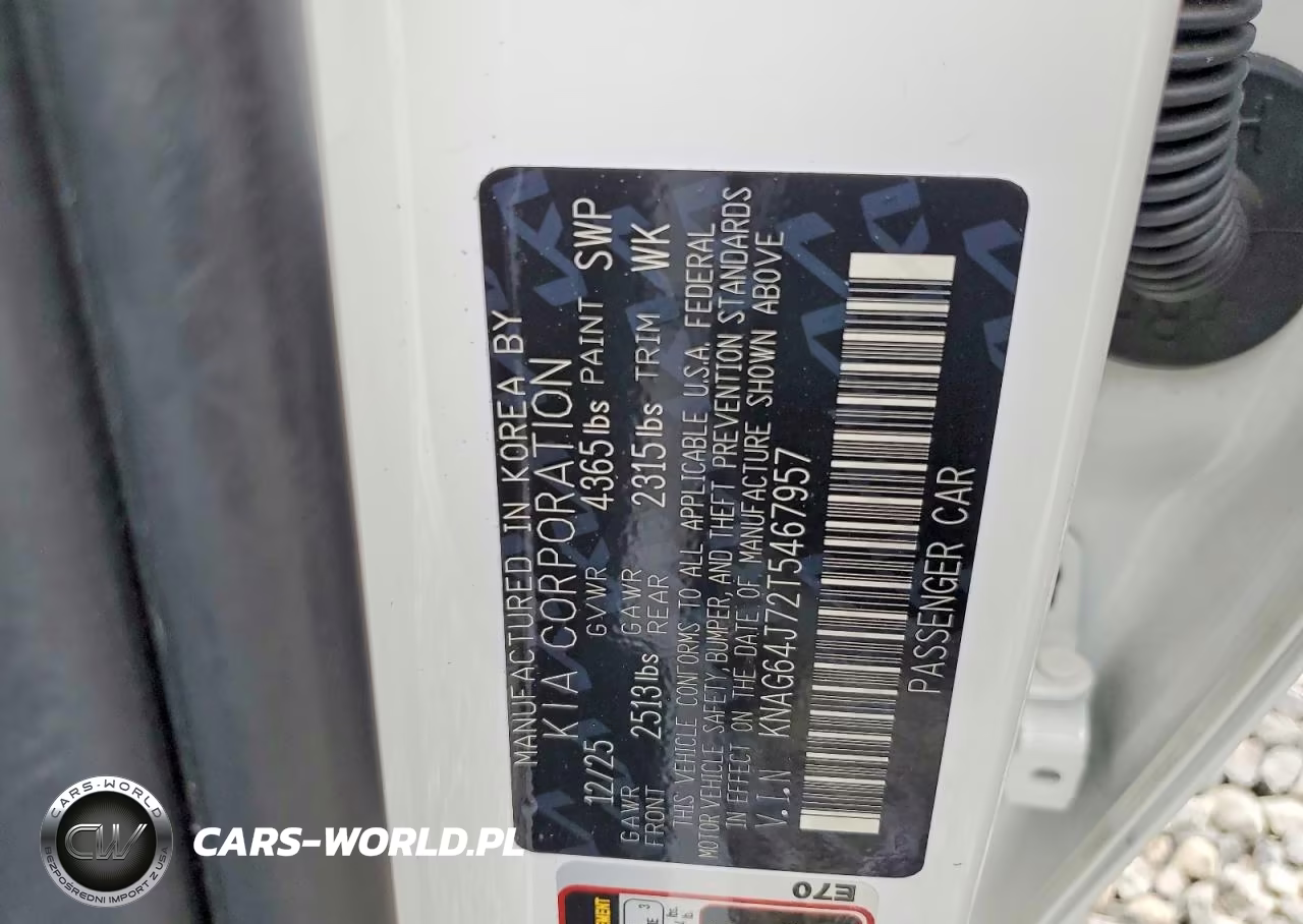 2026 Kia K5 Gt Line VIN:KNAG64J72T5467957 - 12