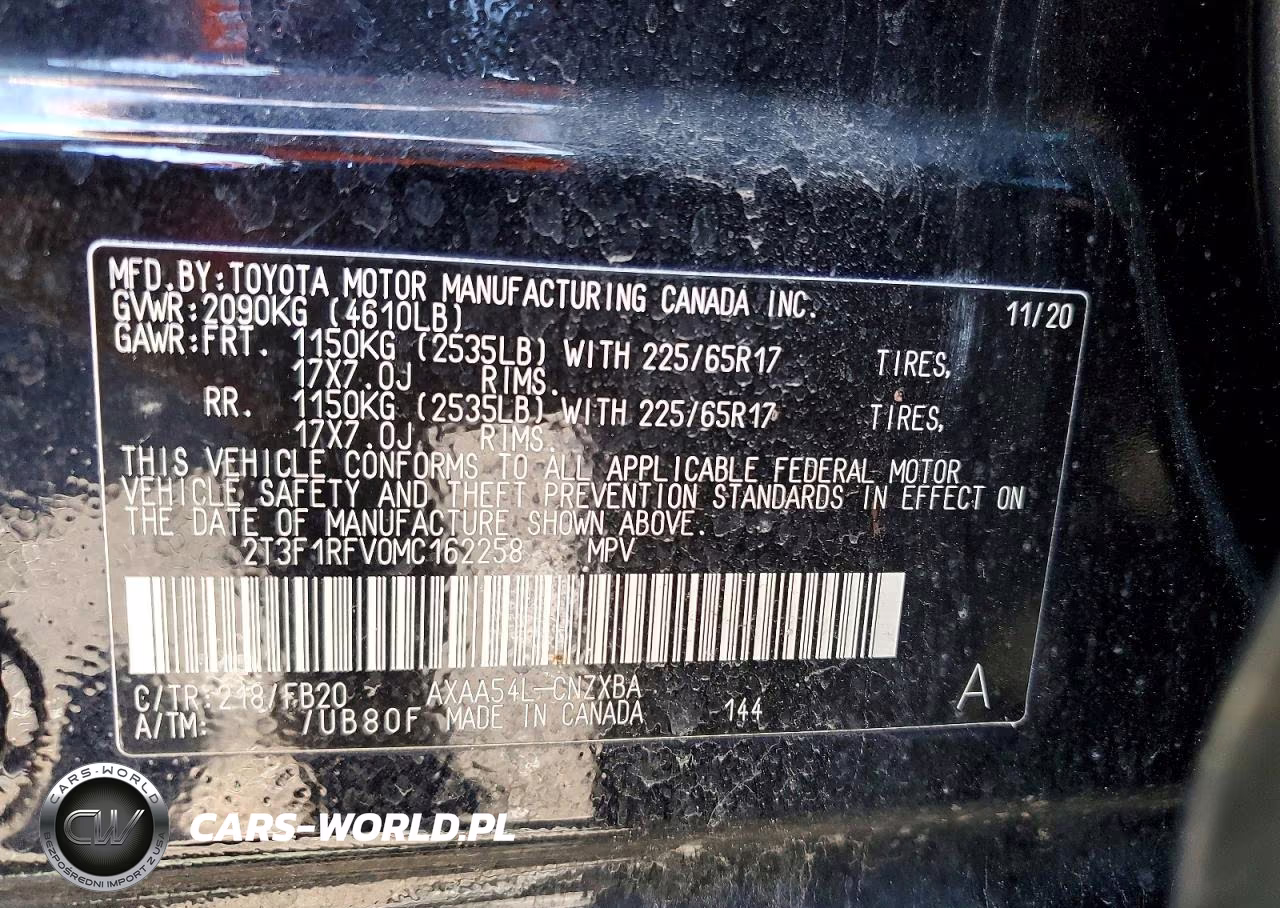 2021 Toyota Rav4 Le VIN:2T3F1RFV0MC162258 - 13