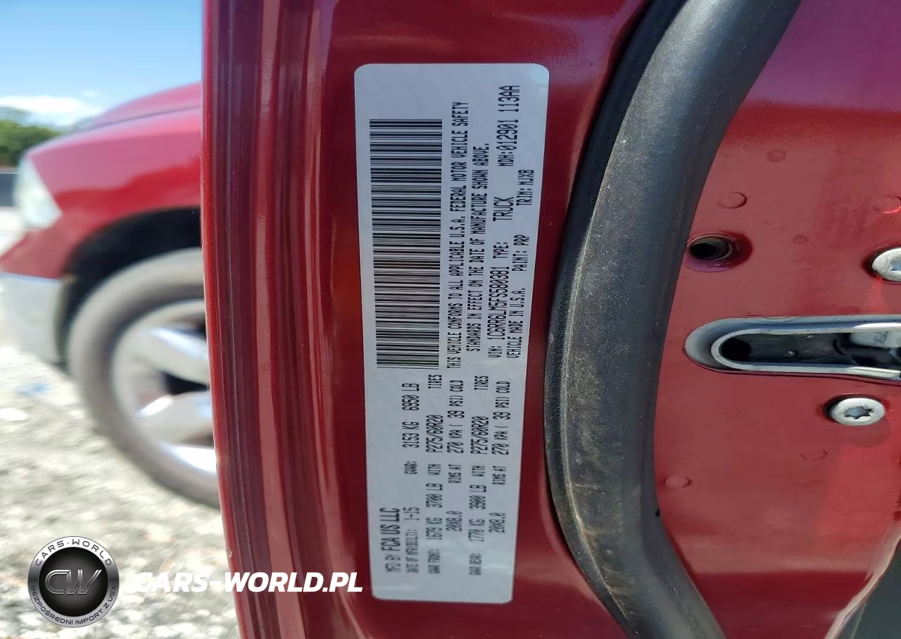 2015 Ram 1500 Slt VIN:1C6RR6LM5FS580381 - 12