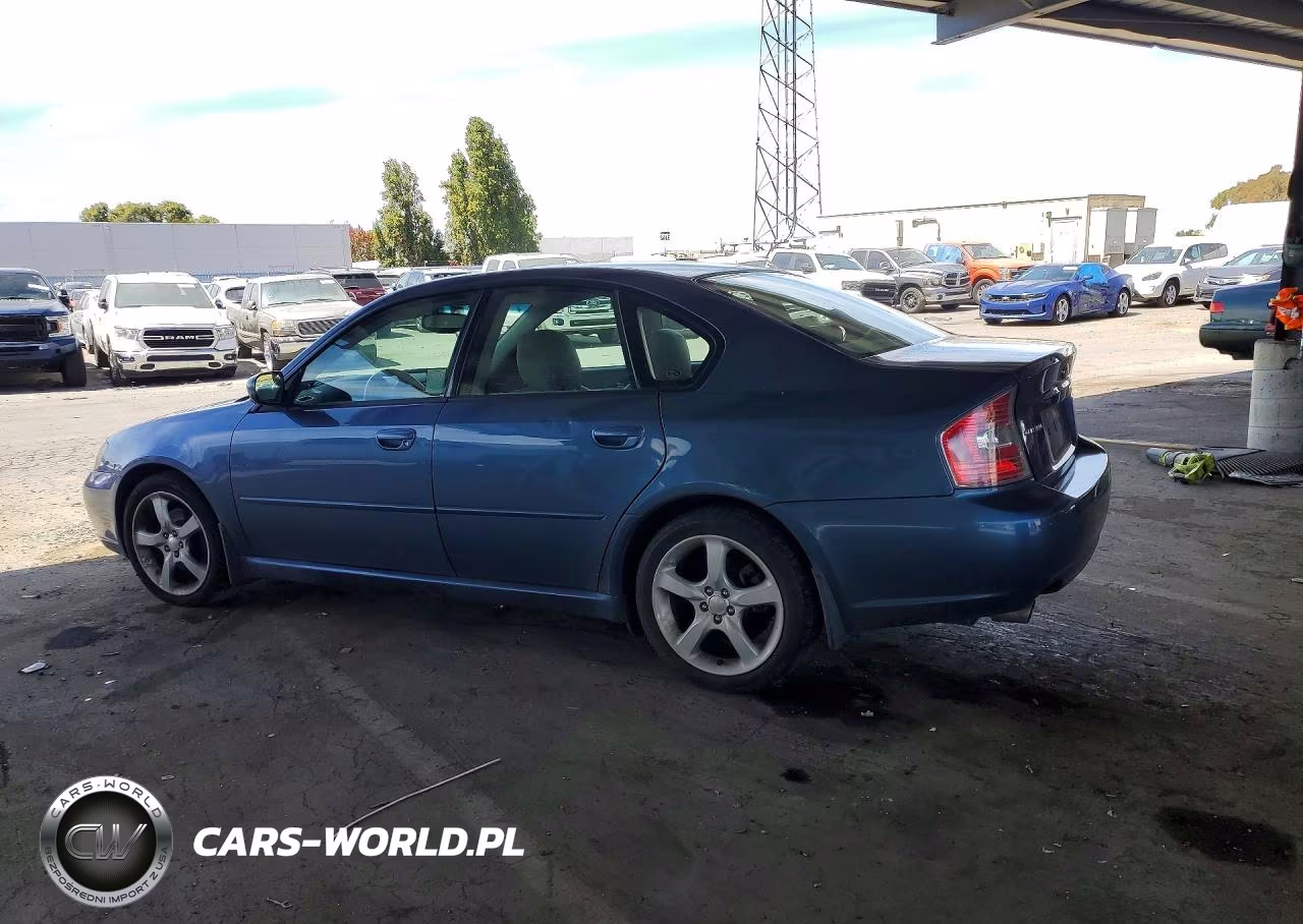 2006 Subaru Legacy 2.5I Limited VIN:4S3BL626367202920 - 2
