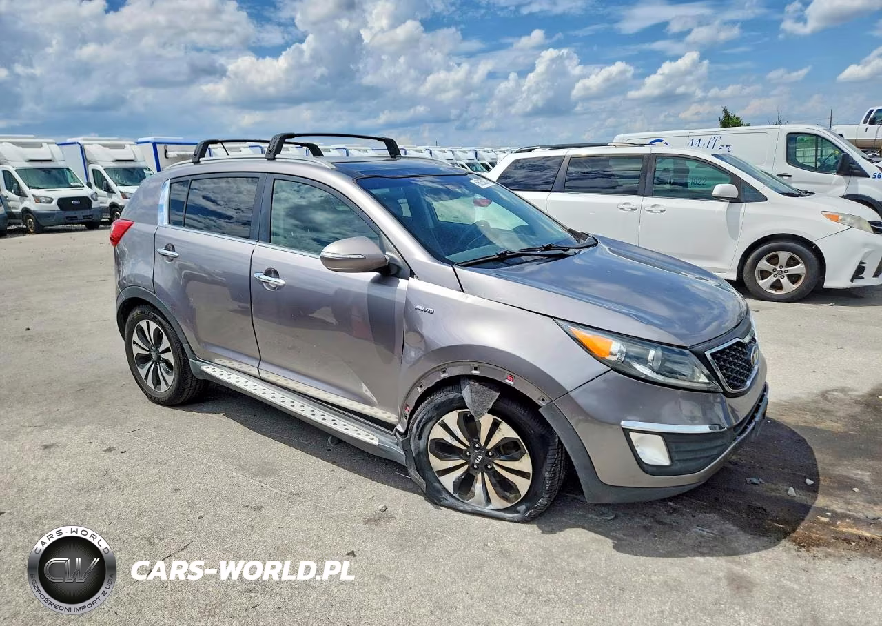 2013 Kia Sportage Sx VIN:KNDPCCA64D7434977 - 4