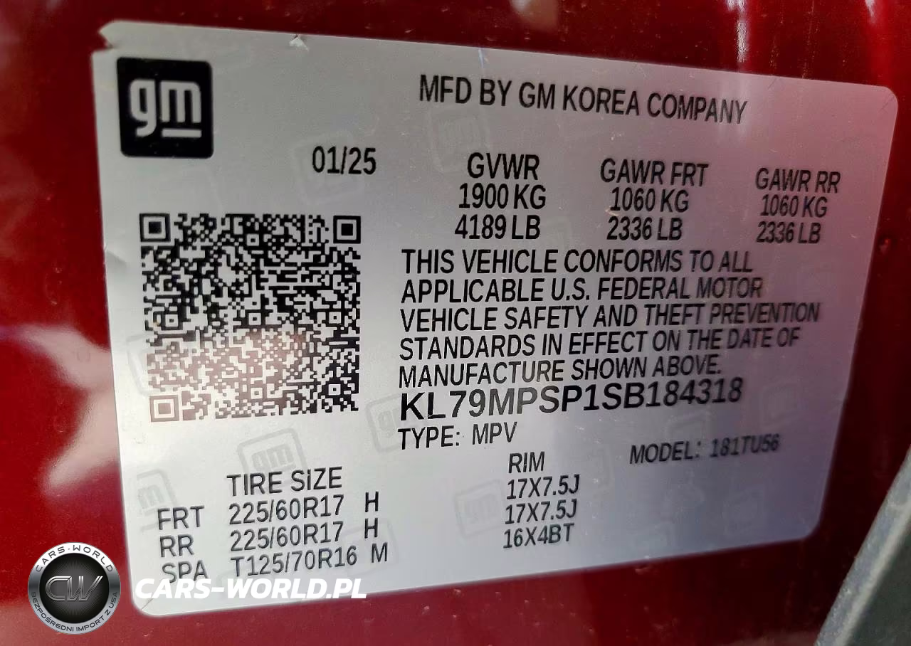 2025 Chevrolet Trailblazer Lt VIN:KL79MPSP1SB184318 - 12