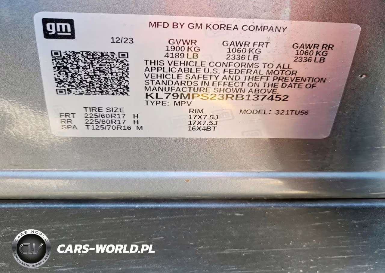 2024 Chevrolet Trailblazer Lt VIN:KL79MPS23RB137452 - 13