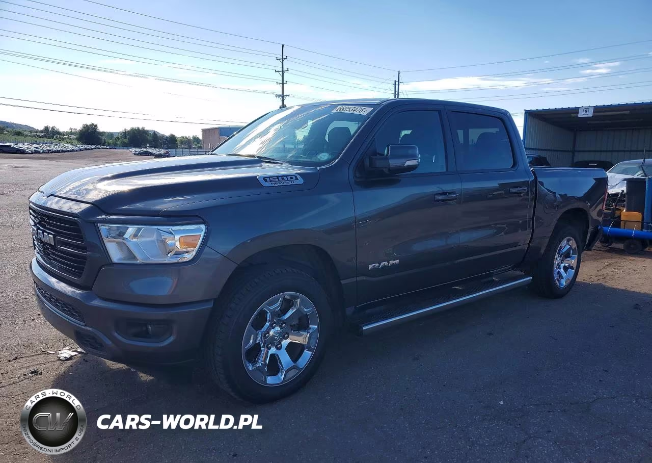 2019 Ram 1500 Big Horn-Lone Star VIN:1C6SRFFTXKN784624 - 1