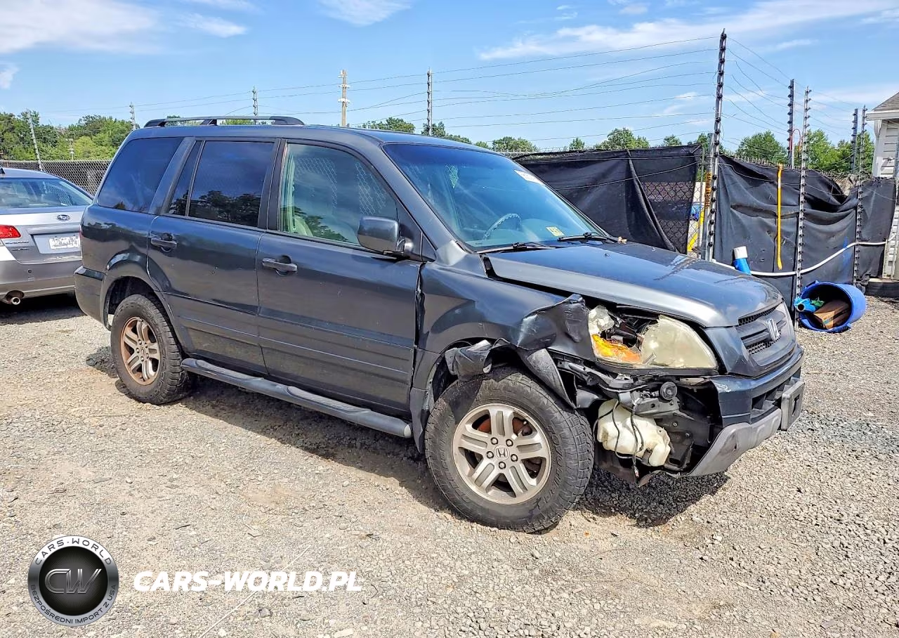 2003 Honda Pilot Ex VIN:2HKYF18433H530503 - 4