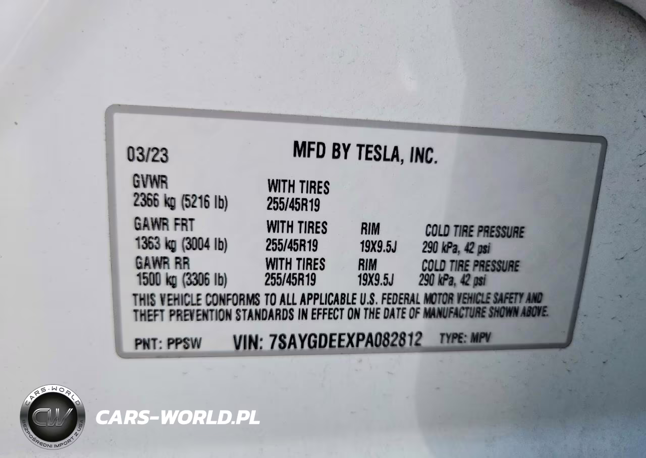 2023 Tesla Model Y VIN:7SAYGDEEXPA082812 - 12