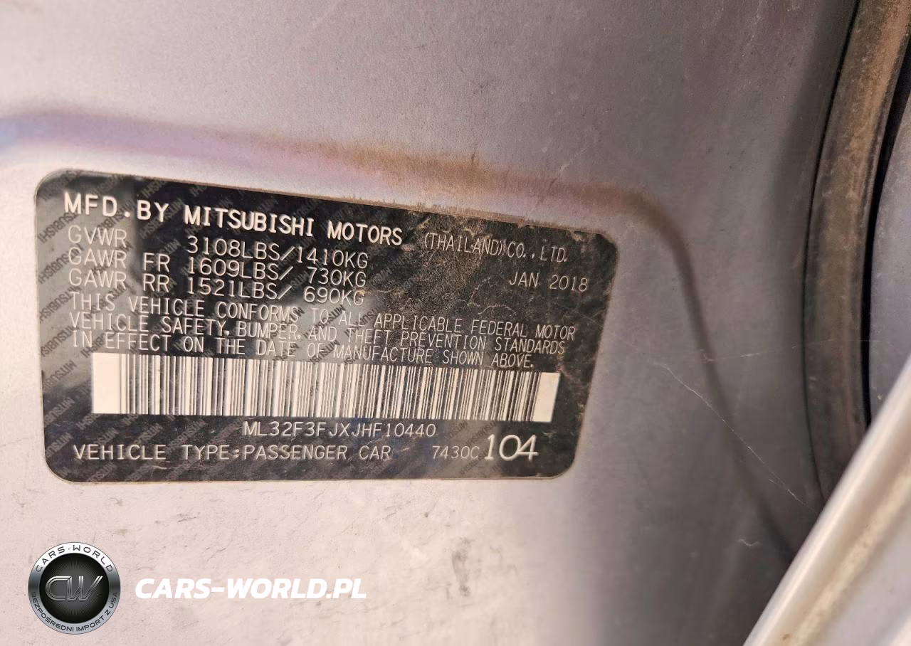 2018 Mitsubishi Mirage G4 Es VIN:ML32F3FJXJHF10440 - 13
