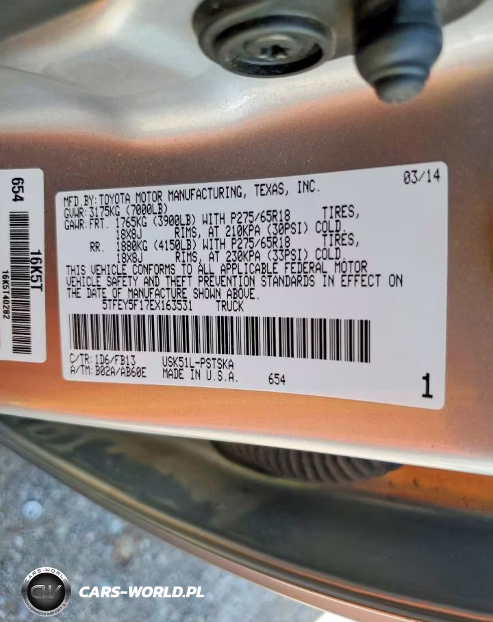 2014 Toyota Tundra Crewmax Sr5 VIN:5TFEY5F17EX163531 - 12