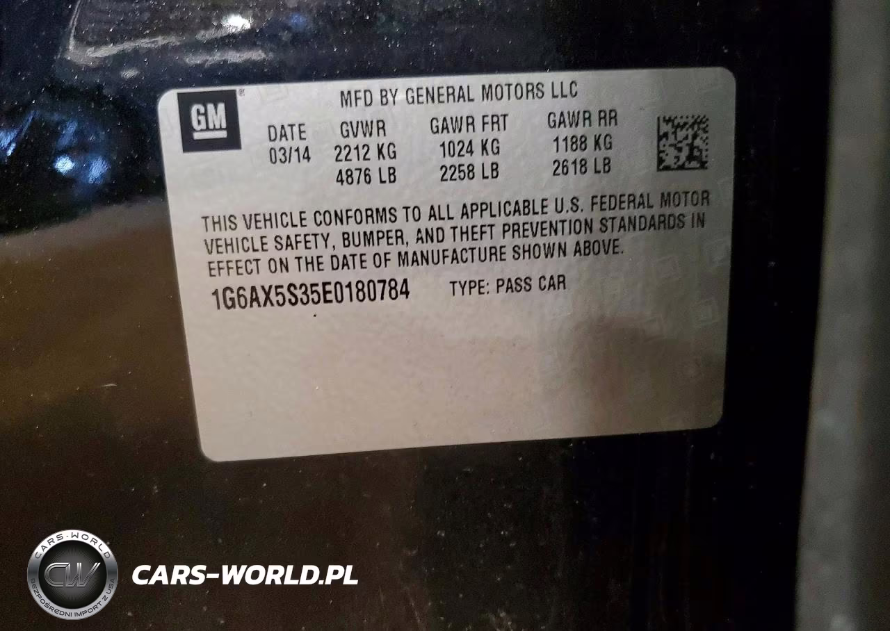 2014 Cadillac Cts Luxury Collection VIN:1G6AX5S35E0180784 - 12