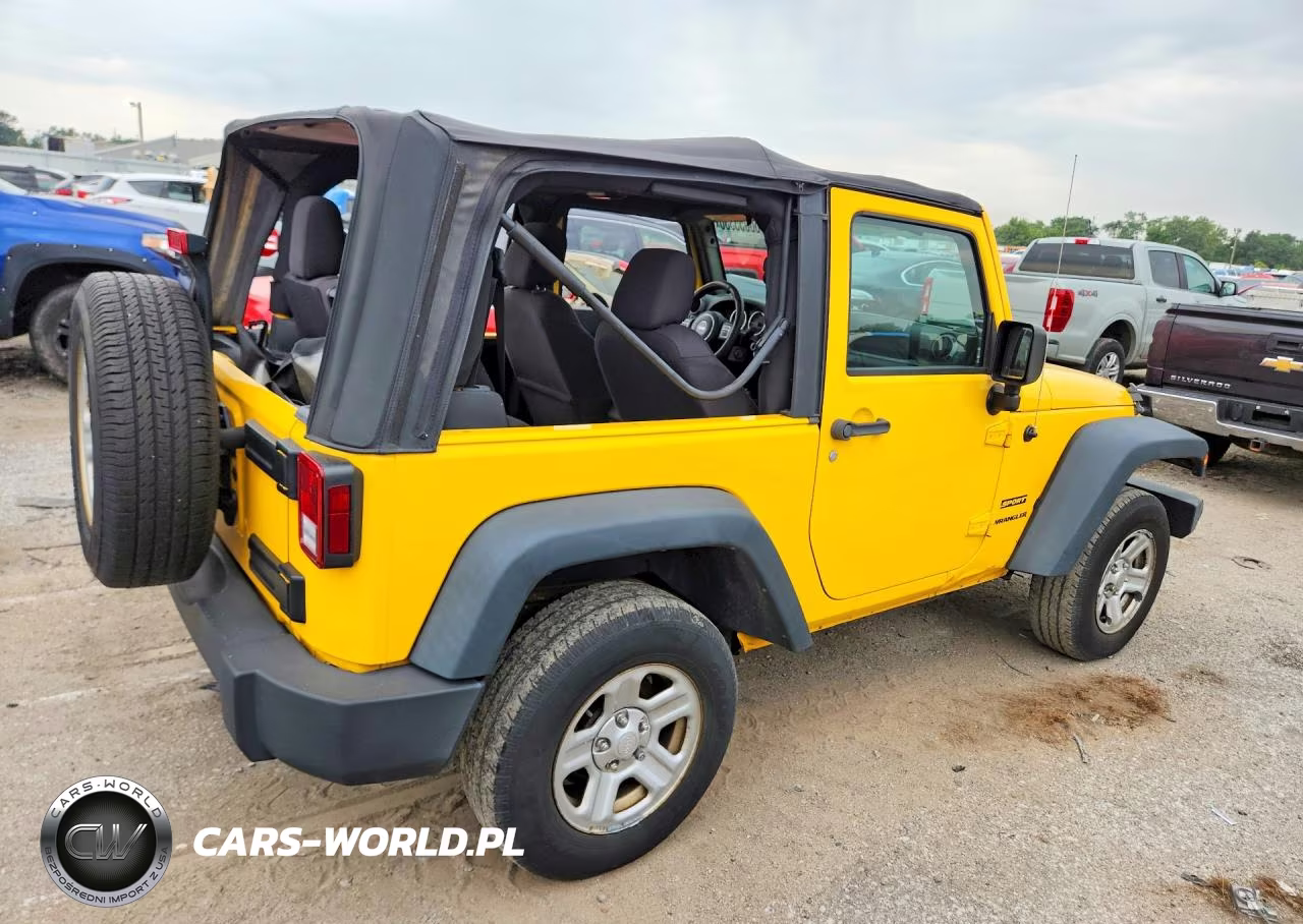 2015 Jeep Wrangler Sport VIN:1C4AJWAG3FL661853 - 3