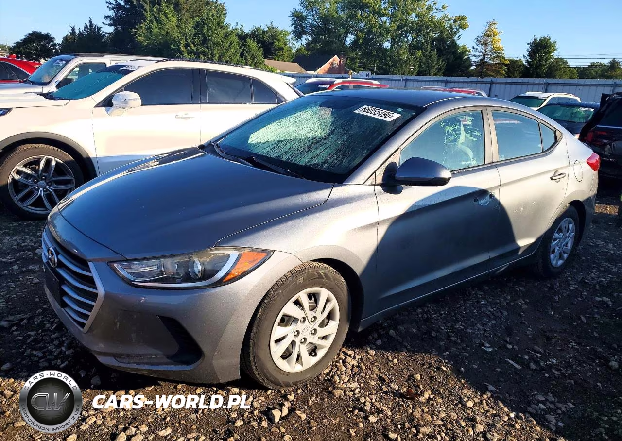 2017 Hyundai Elantra Se VIN:KMHD74LF8HU127616 - 1