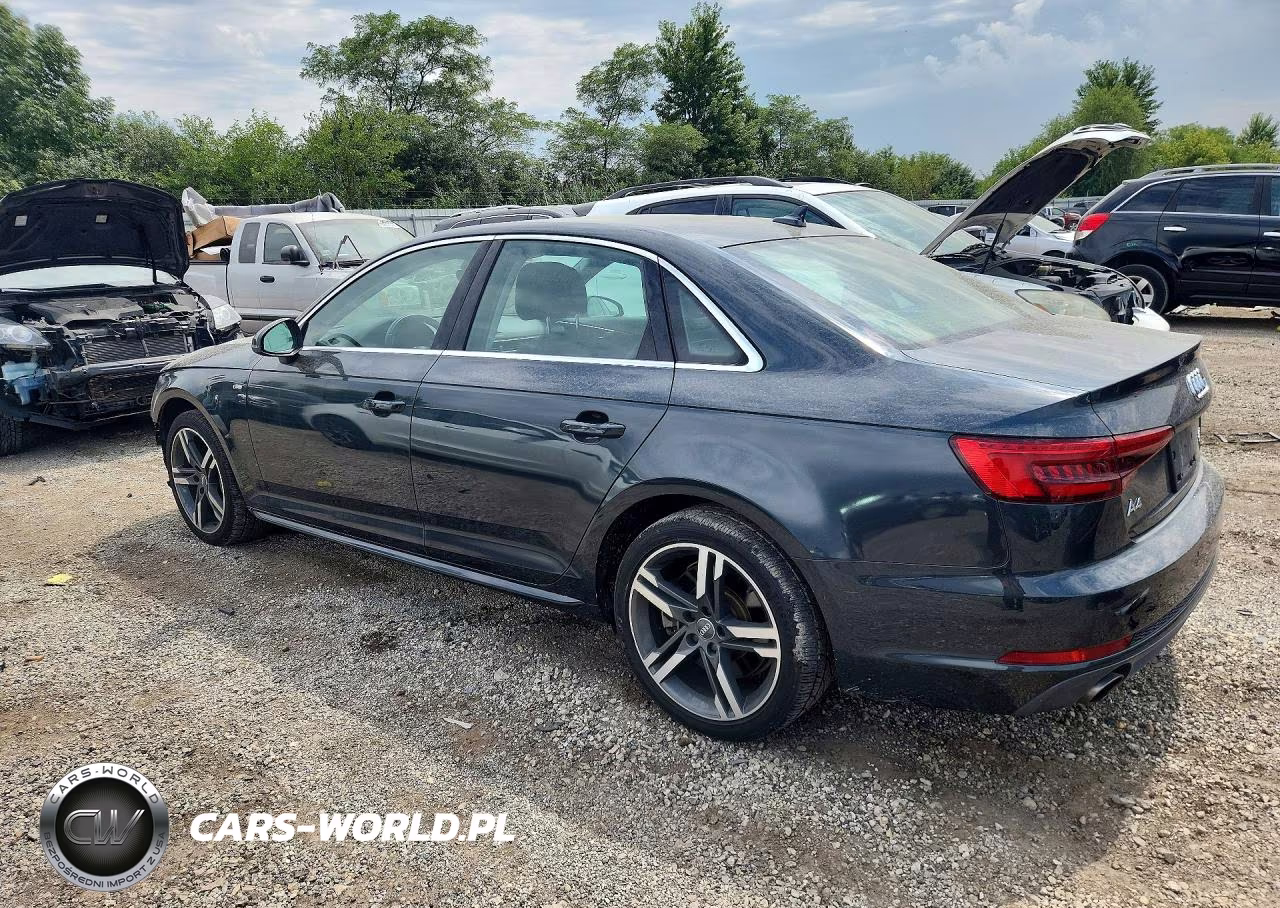 2017 Audi A4 VIN:WAUENAF40HN027122 - 2
