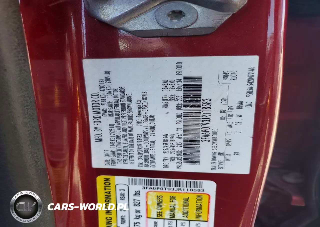 2018 Ford Fusion Se VIN:3FA6P0T93JR118583 - 12