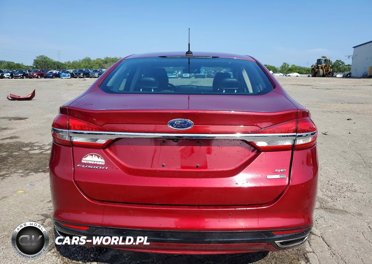2018 Ford Fusion Se VIN:3FA6P0T93JR118583 - 6
