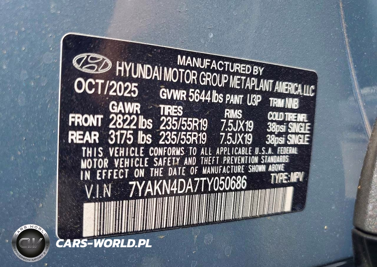 2026 Hyundai Ioniq 5 Sel VIN:7YAKN4DA7TY050686 - 13