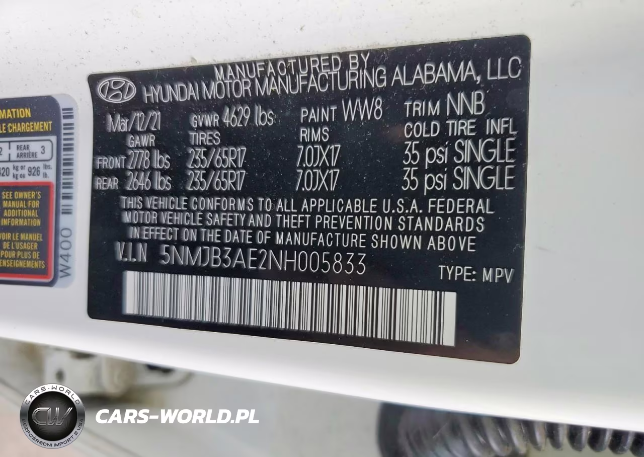 2022 Hyundai Tucson Sel VIN:5NMJB3AE2NH005833 - 13