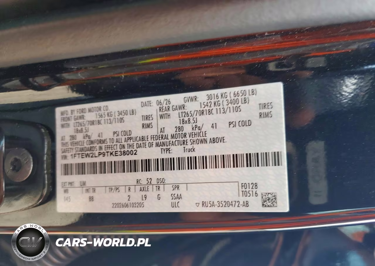 2026 Ford F150 Stx VIN:1FTEW2LP9TKE38002 - 13