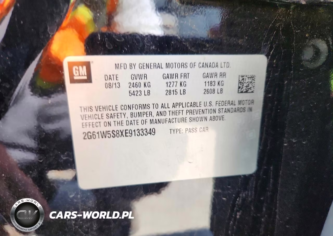 2014 Cadillac Xts Vsport Platinum VIN:2G61W5S8XE9133349 - 13
