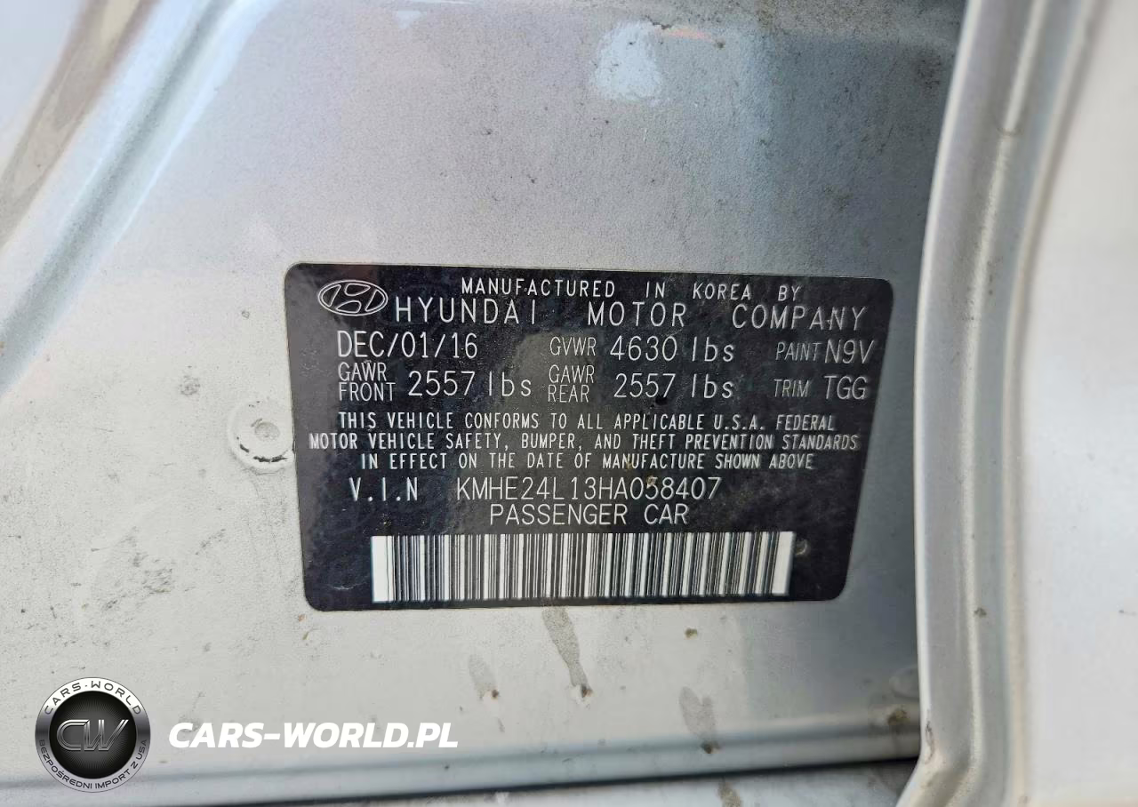 2017 Hyundai Sonata Hybrid Se VIN:KMHE24L13HA058407 - 13