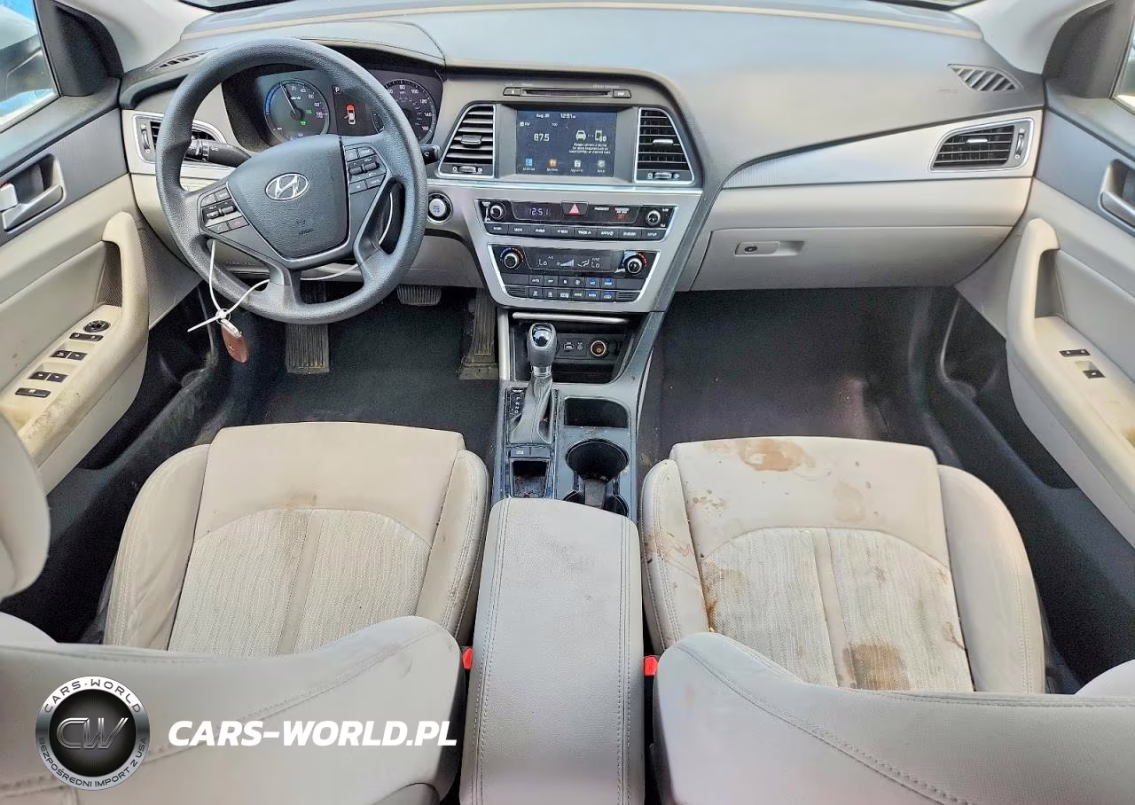 2017 Hyundai Sonata Hybrid Se VIN:KMHE24L13HA058407 - 8