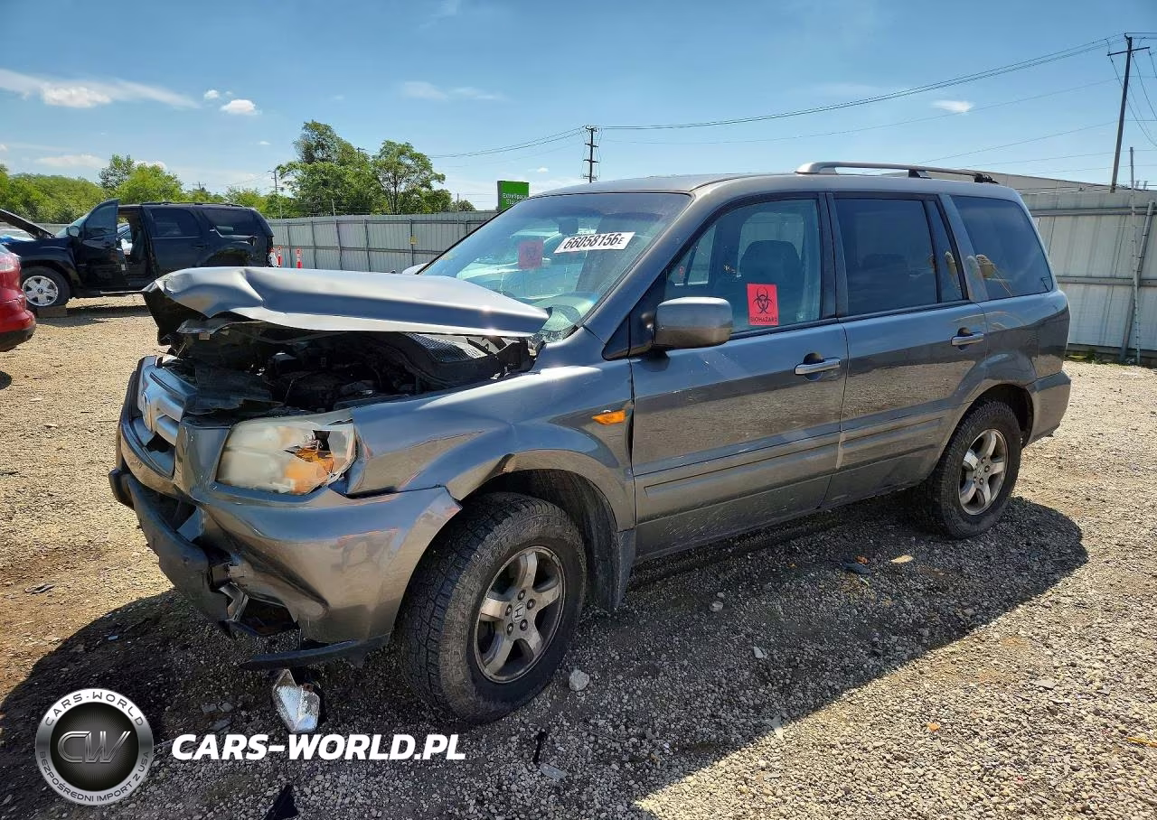 2007 Honda Pilot Exl VIN:2HKYF18757H539543 - 1