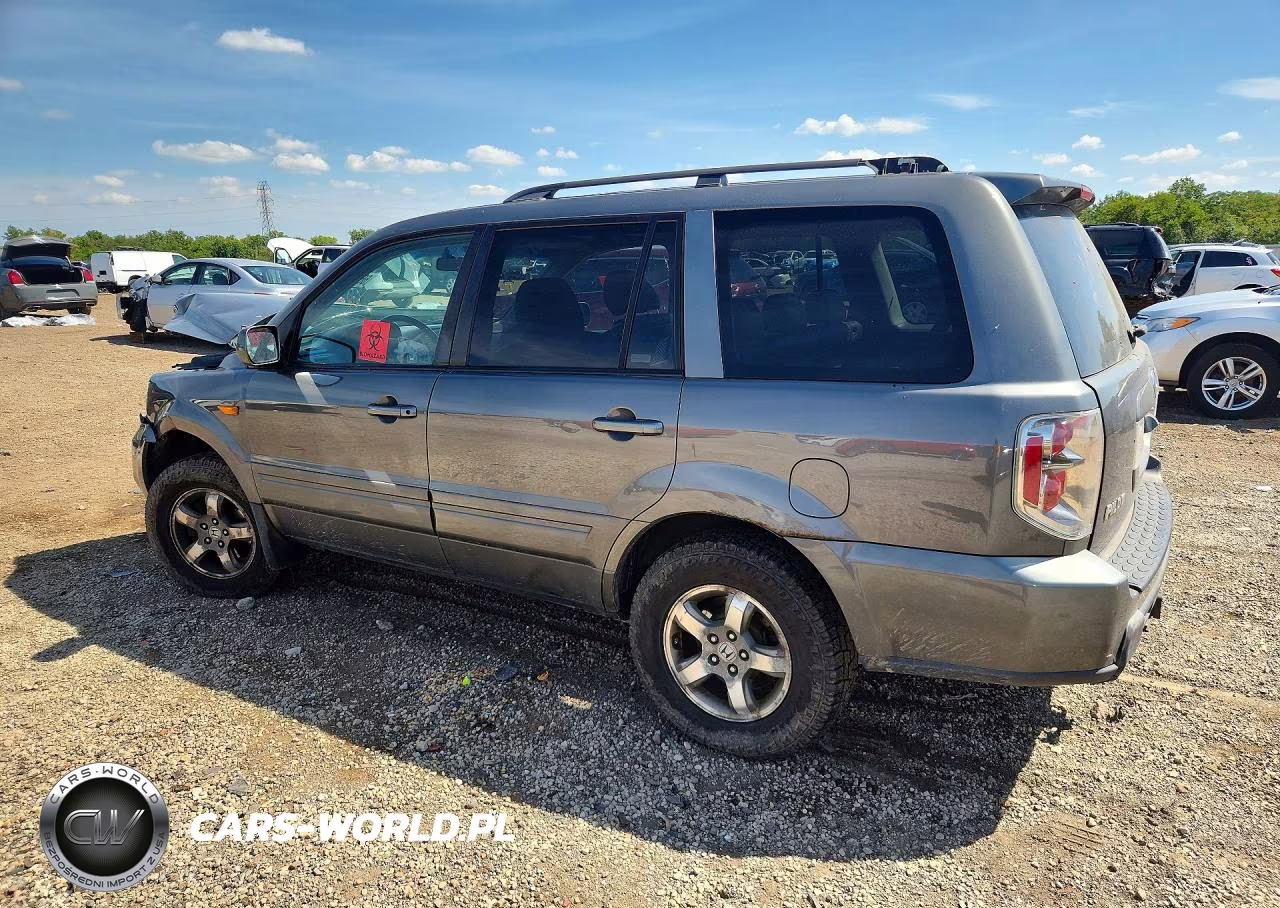 2007 Honda Pilot Exl VIN:2HKYF18757H539543 - 2
