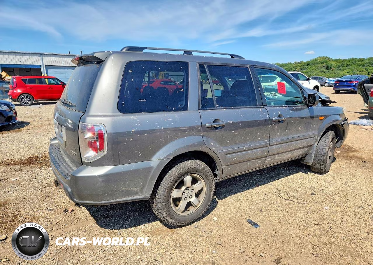 2007 Honda Pilot Exl VIN:2HKYF18757H539543 - 3