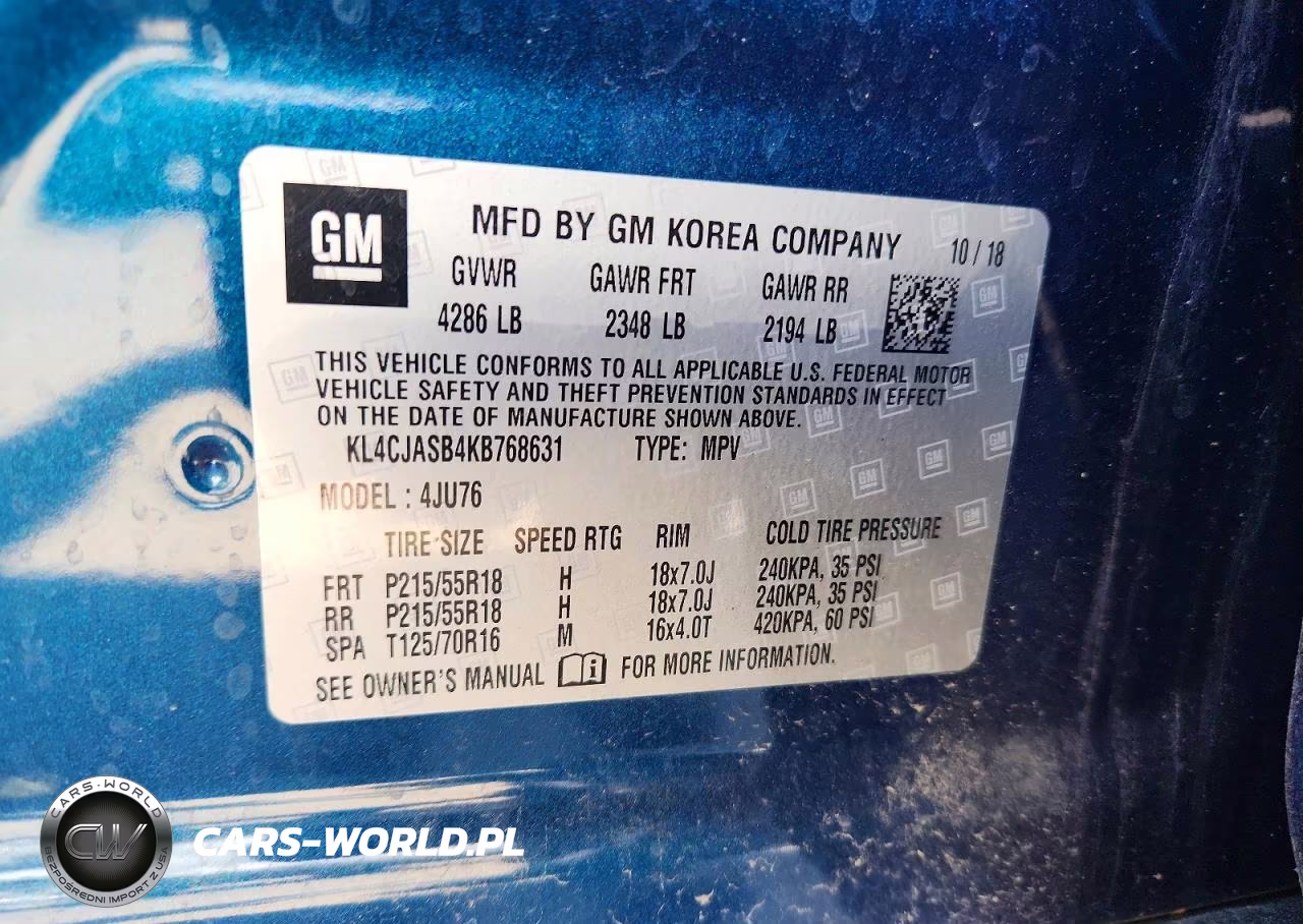 2019 Buick Encore Preferred VIN:KL4CJASB4KB768631 - 13